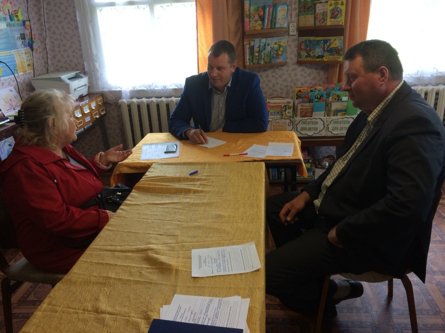 Прием граждан в Дмитриевском