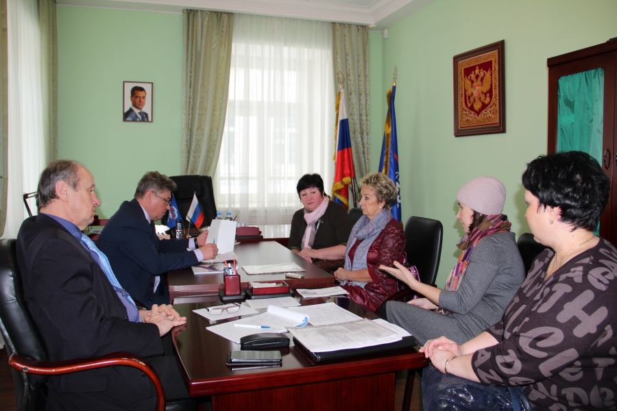 Прием председателя областной Думы