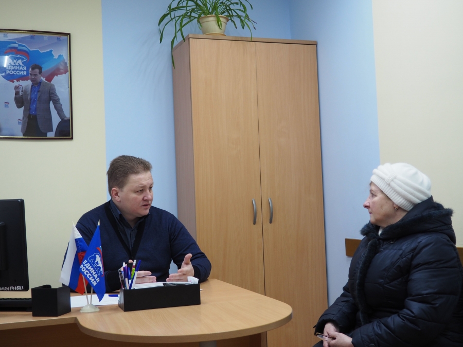 На приеме у депутата