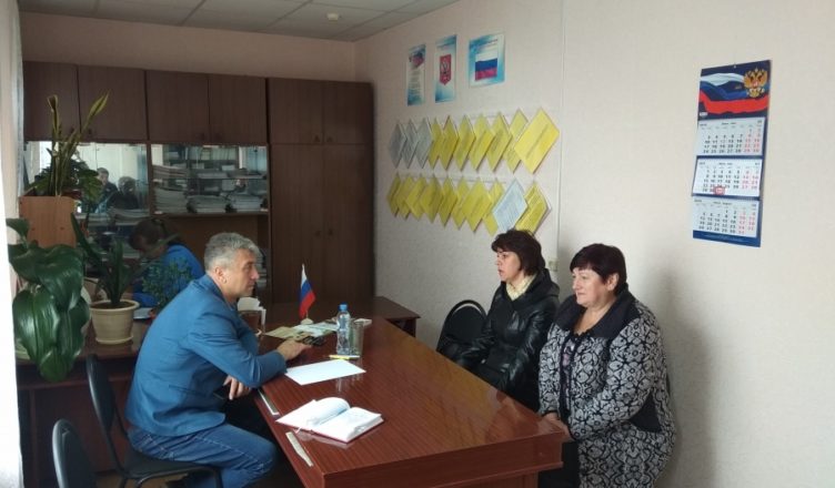 На приеме - пыщужане