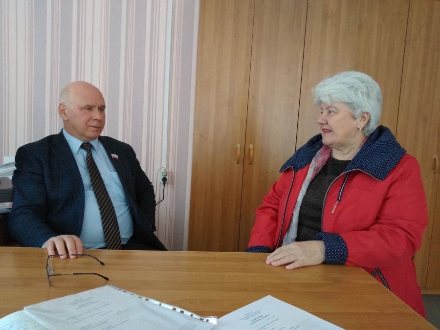 На приеме у депутата