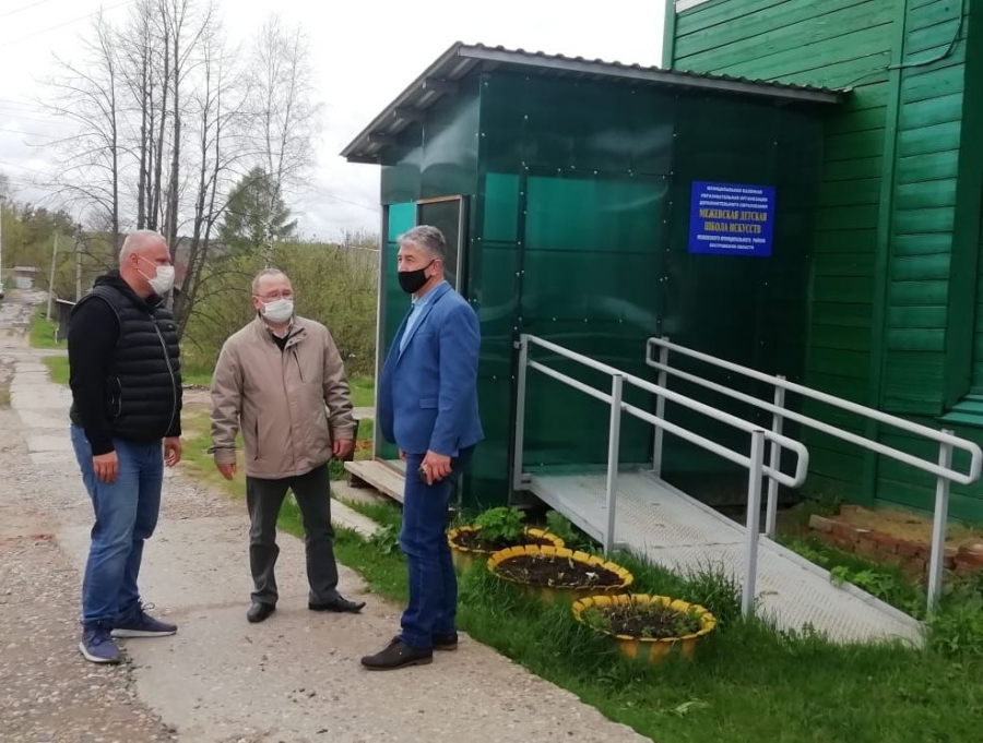 Рабочая поездка в Межевской район