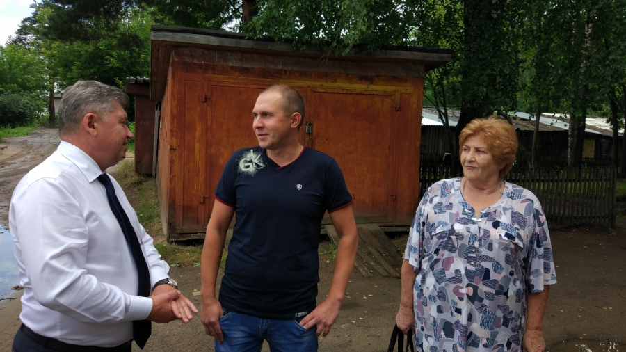 Рабочая поездка в Шарью