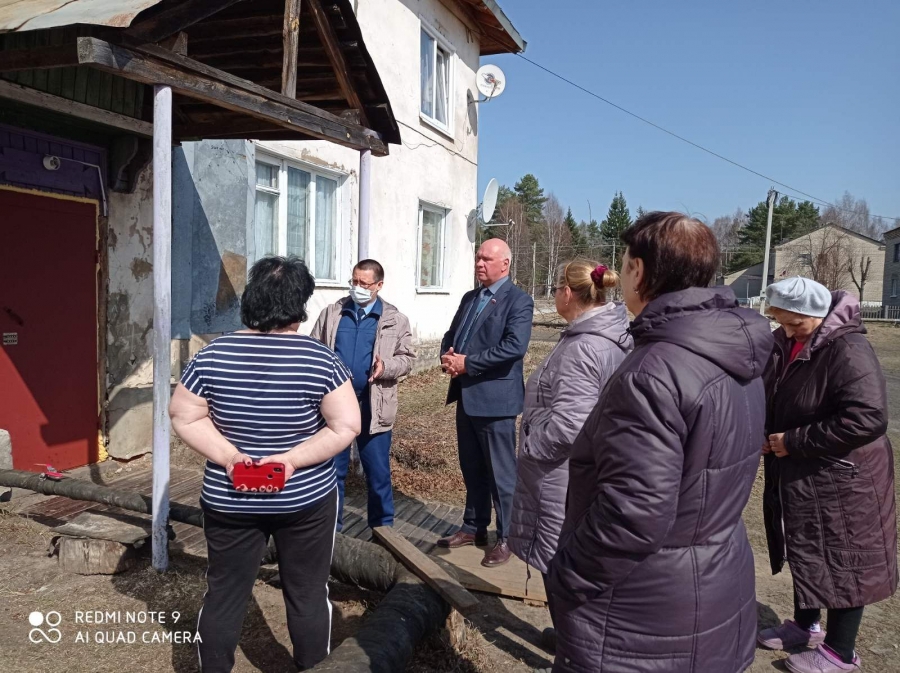 Рабочая поездка в Сандогорское поселение