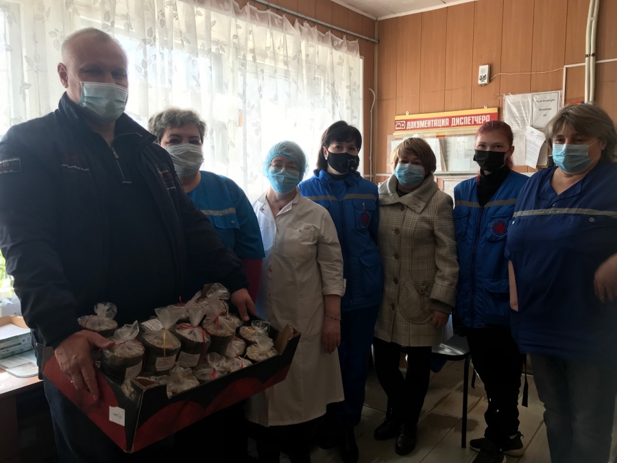 Знак благодарности медикам