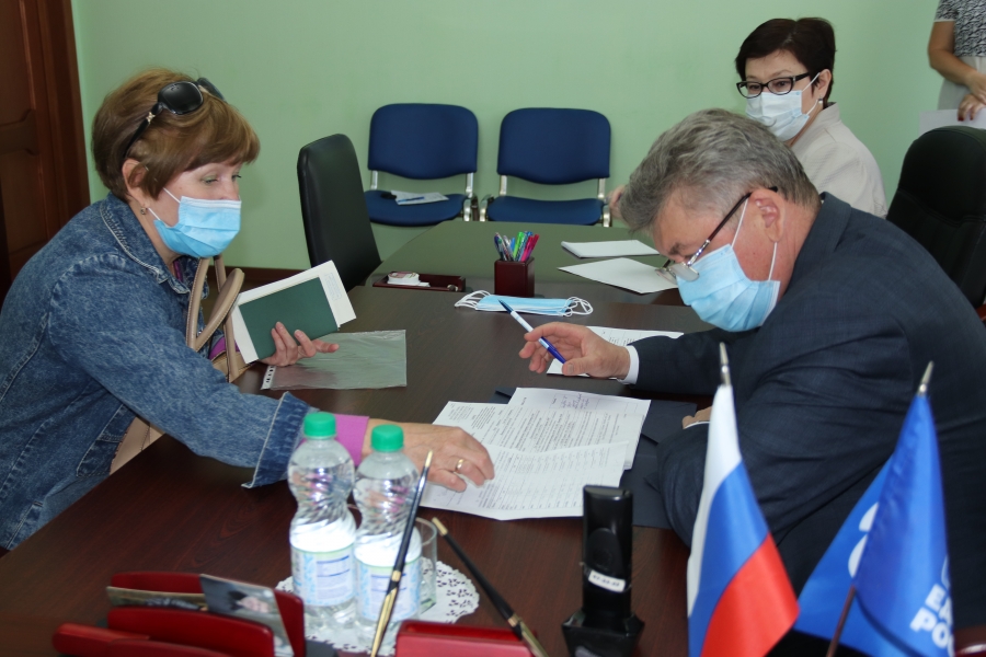 На приеме у председателя