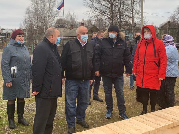 Визит в Межевской район